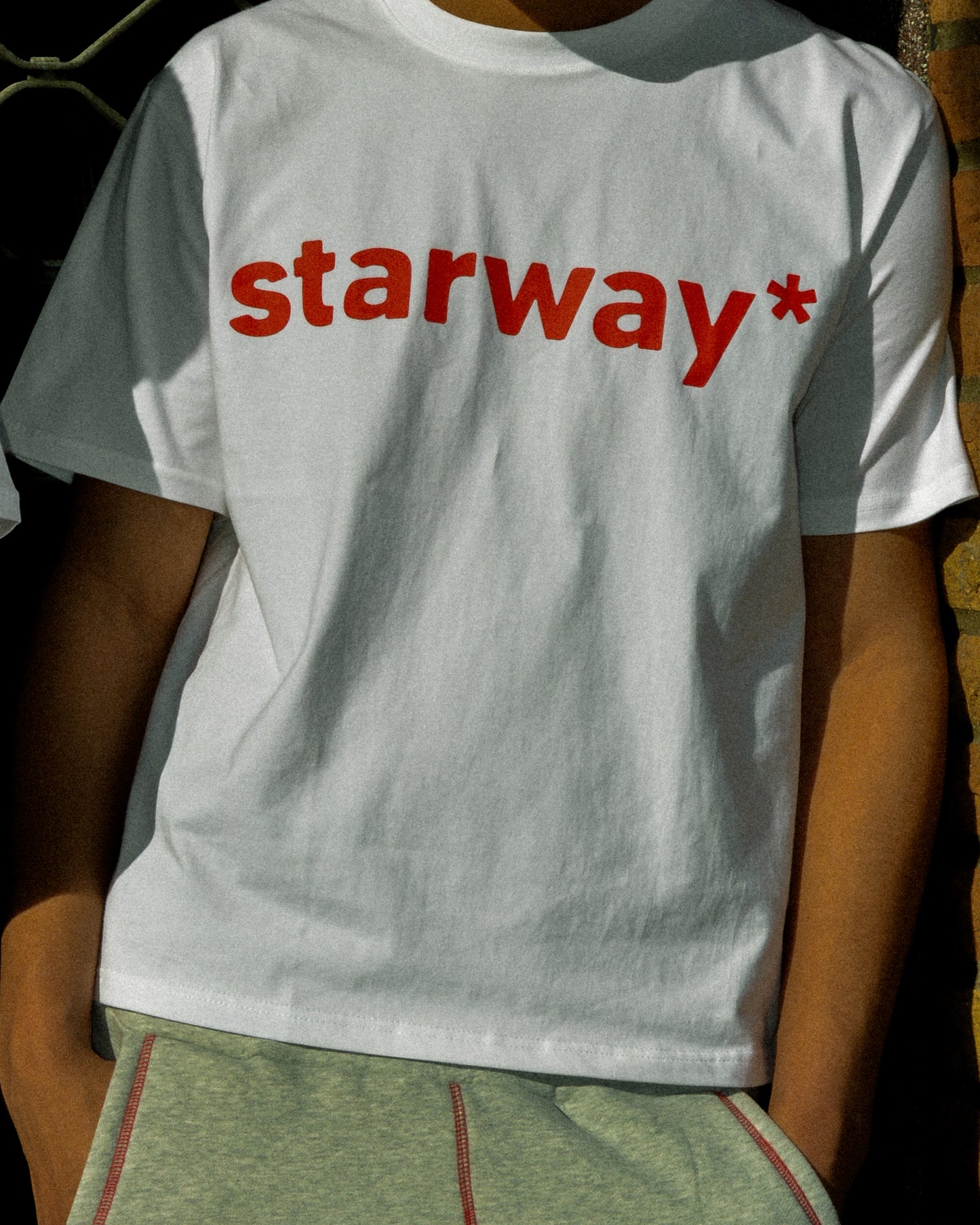 STARWAY* TEE - WHITE/RED
