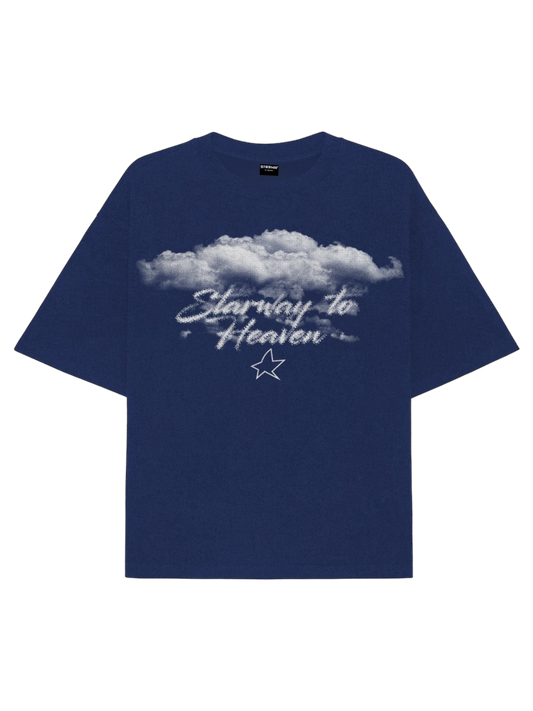 HEAVEN TEE - NAVY BLUE