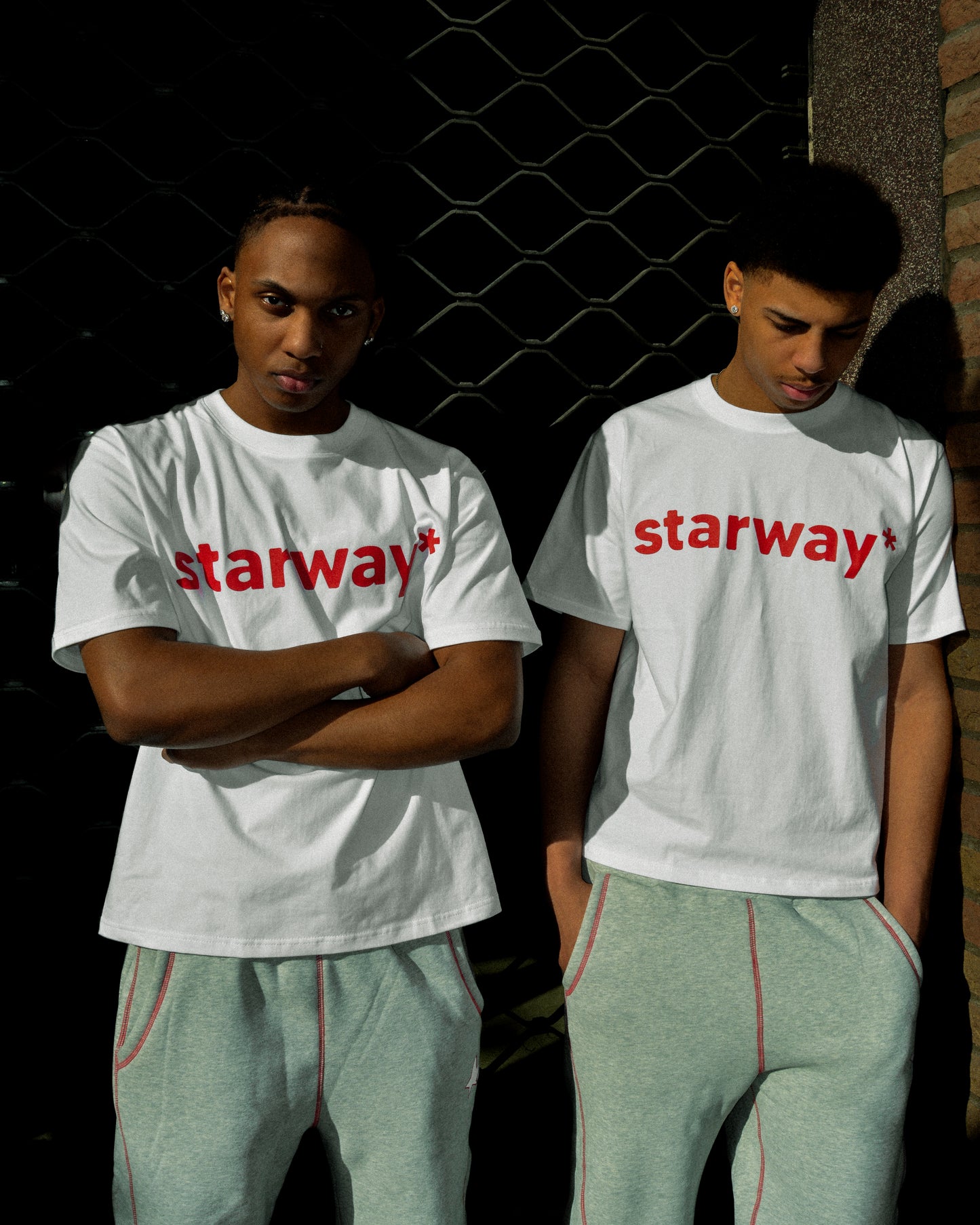 STARWAY* TEE - WHITE/RED