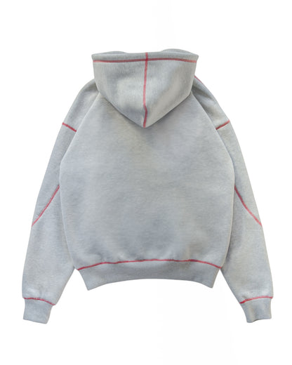 RED-STITCH HOODIE