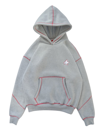 RED-STITCH HOODIE