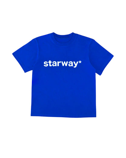 STARWAY* TEE - BLUE/WHITE [PRE-ORDER]