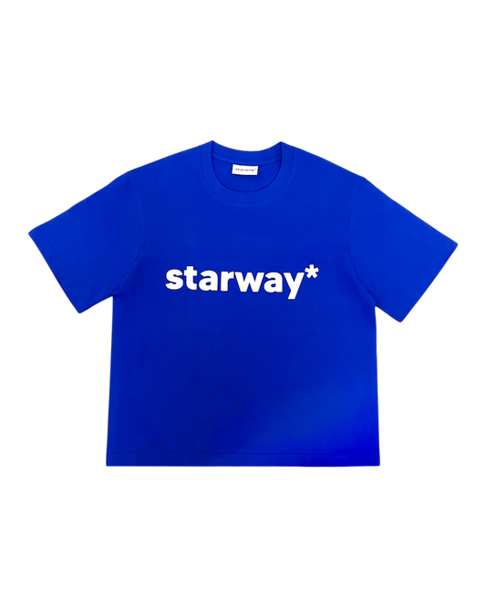 STARWAY* TEE - BLUE/WHITE